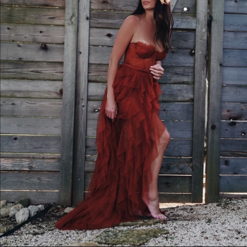 For Love & Lemons Bustier Gown - Picture 5 of 9